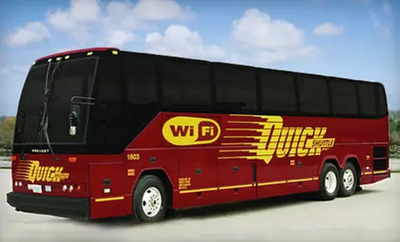 Round-Trip, WiFi-Equipped Charter-Bus Service from Vancouver to Seattle from Quick Coach Lines (Half Off). Two Options Available. - Primary Image