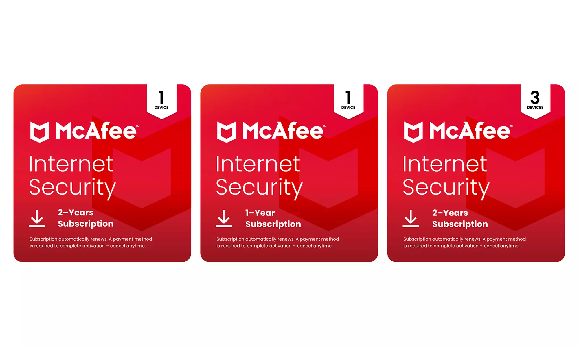 McAfee Internet Security 2026 para 1 o 3 dispositivos
