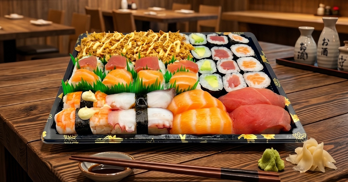 Menú de sushi para 2 o 4 personas en Sushi Corazón, Madrid