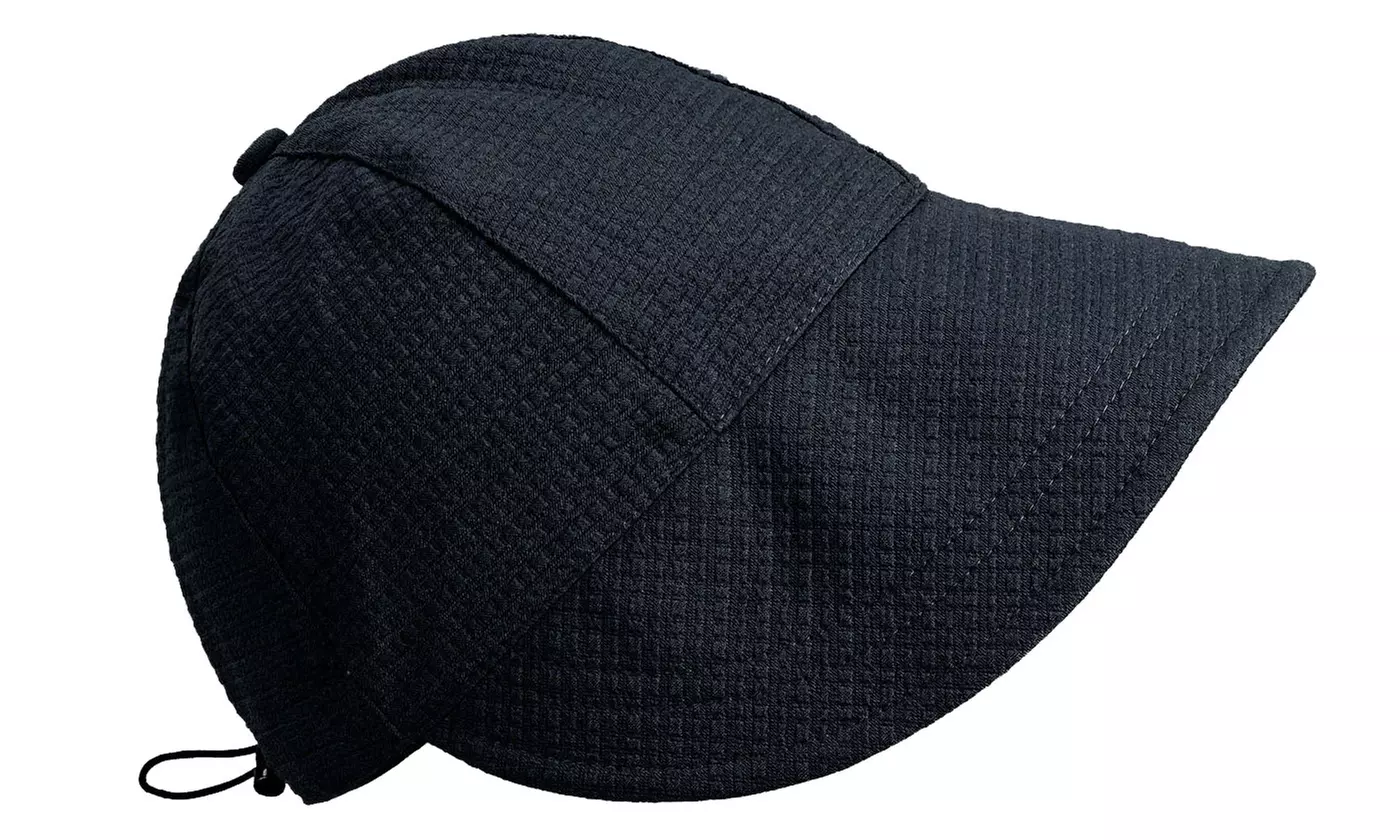 Women's Wide Brim Sun Hat: UV Protection Beach & Outdoor Ponytail Cap