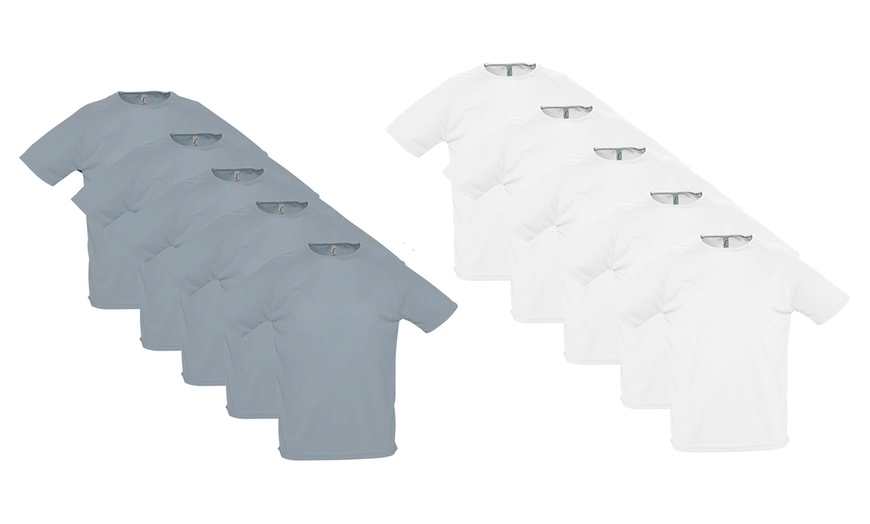 Image 5: Sporty Men's T-Shirt 10-Pack