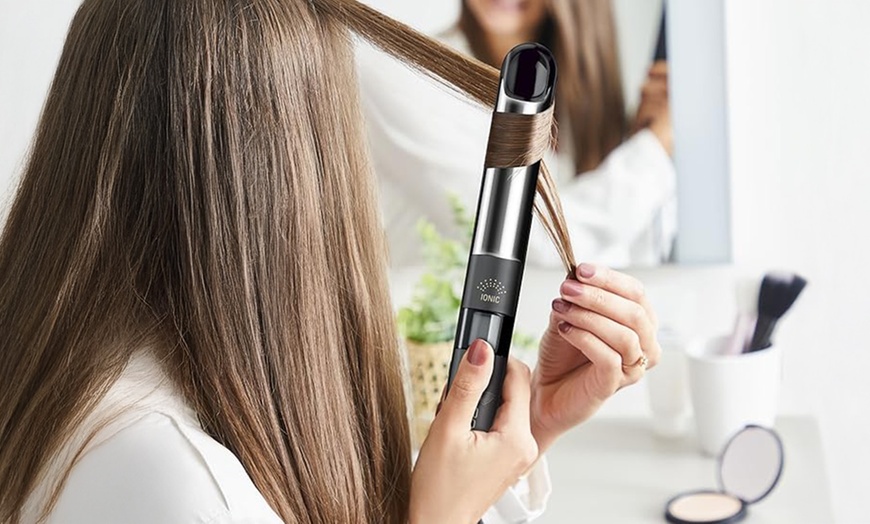 Image 1: Lisseur 2-en-1 à plaques en céramique de Rowenta