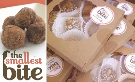 $9 for a Box of Six Organic Truffles Plus Shipping from The Smallest Bite ($17 Total Value) - Primary Image