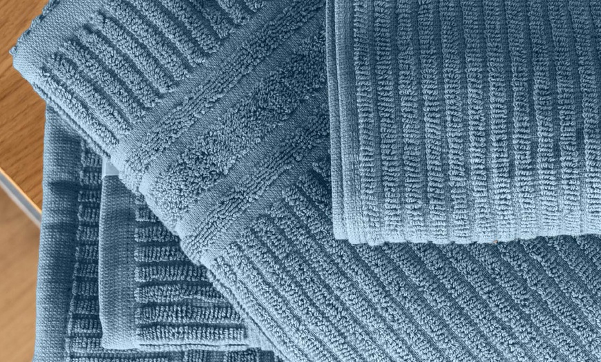 Image 14: Set di 5 asciugamani in puro cotone