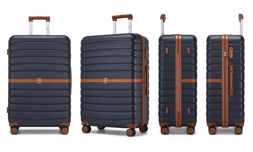 Image 3: Ideal For Family Travel: KONO 1 or 3-Piece PC Luggage 