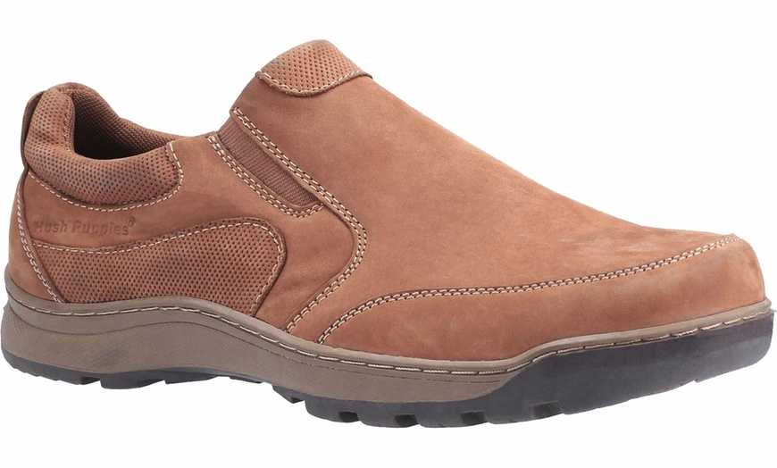 Image 11: Hush Puppies Jasper Slip-On Men's Leather Shoes