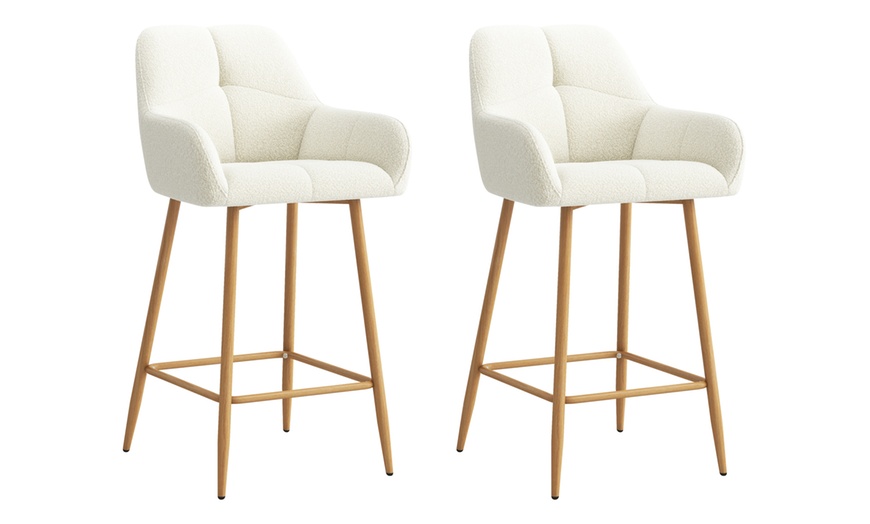 Image 2: Juego de 2 taburetes altos