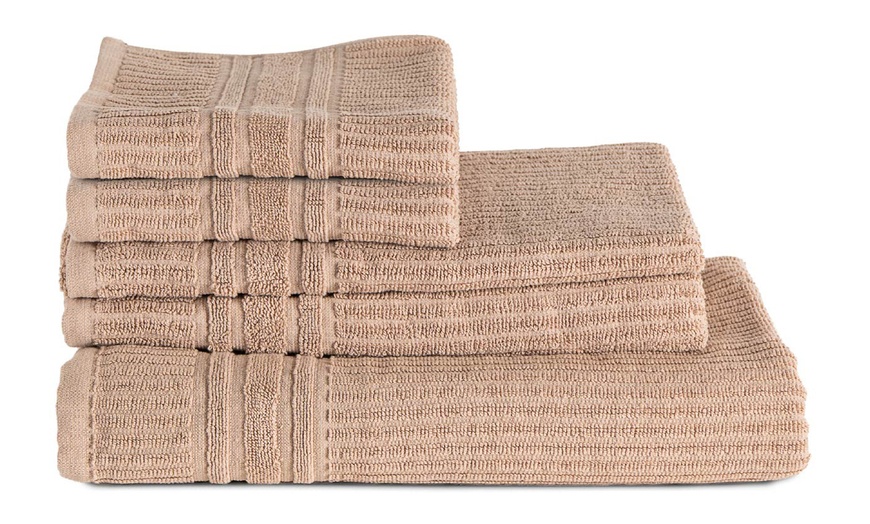 Image 27: Ensemble de 5 serviettes en coton
