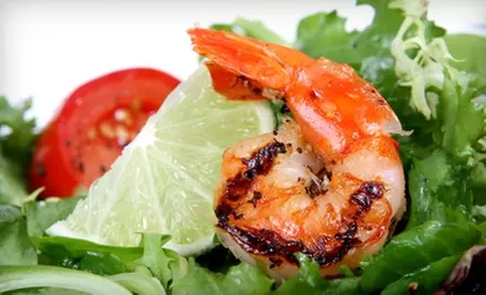 $5 for $10 Worth of Skewers, Seafood, and More at Surf & Turf Market Grill in Surrey - Primary Image