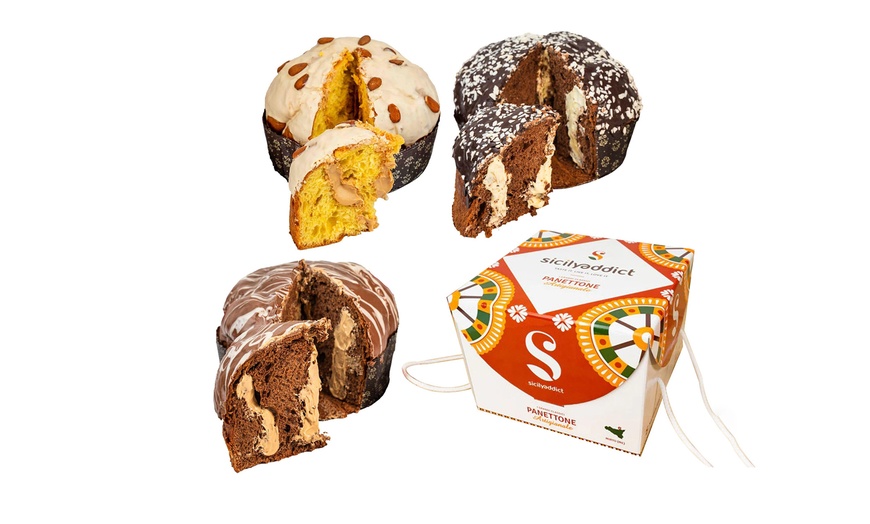 Image 2: Panettone artigianale Sicily Addict, disponibile in 3 pesi e gusti