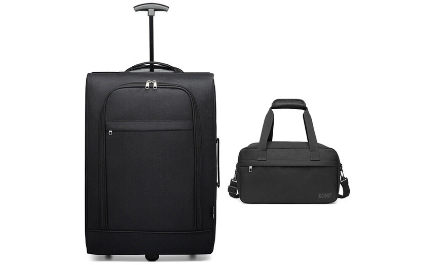 Image 2: Bagaglio a mano in formato cabina con borsa da viaggio 
