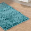 Image 9: Alfombrilla de baño con diseño tipo cruzado en relieve