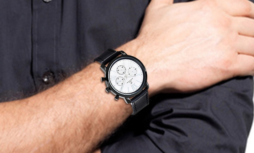 Image 5: Reloj de acero inoxidable con movimiento de cuarzo, de SC Crystal