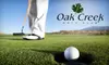 $55 for 12 Small Bags of Balls for Practice Range at Oak Creek Golf Club ($110 Value) in Irvine