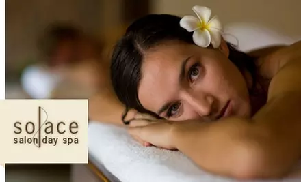 $92 Haircut, Hair Conditioning, and Facial from Solace Salon and Day Spa ($185 Value) - Primary Image