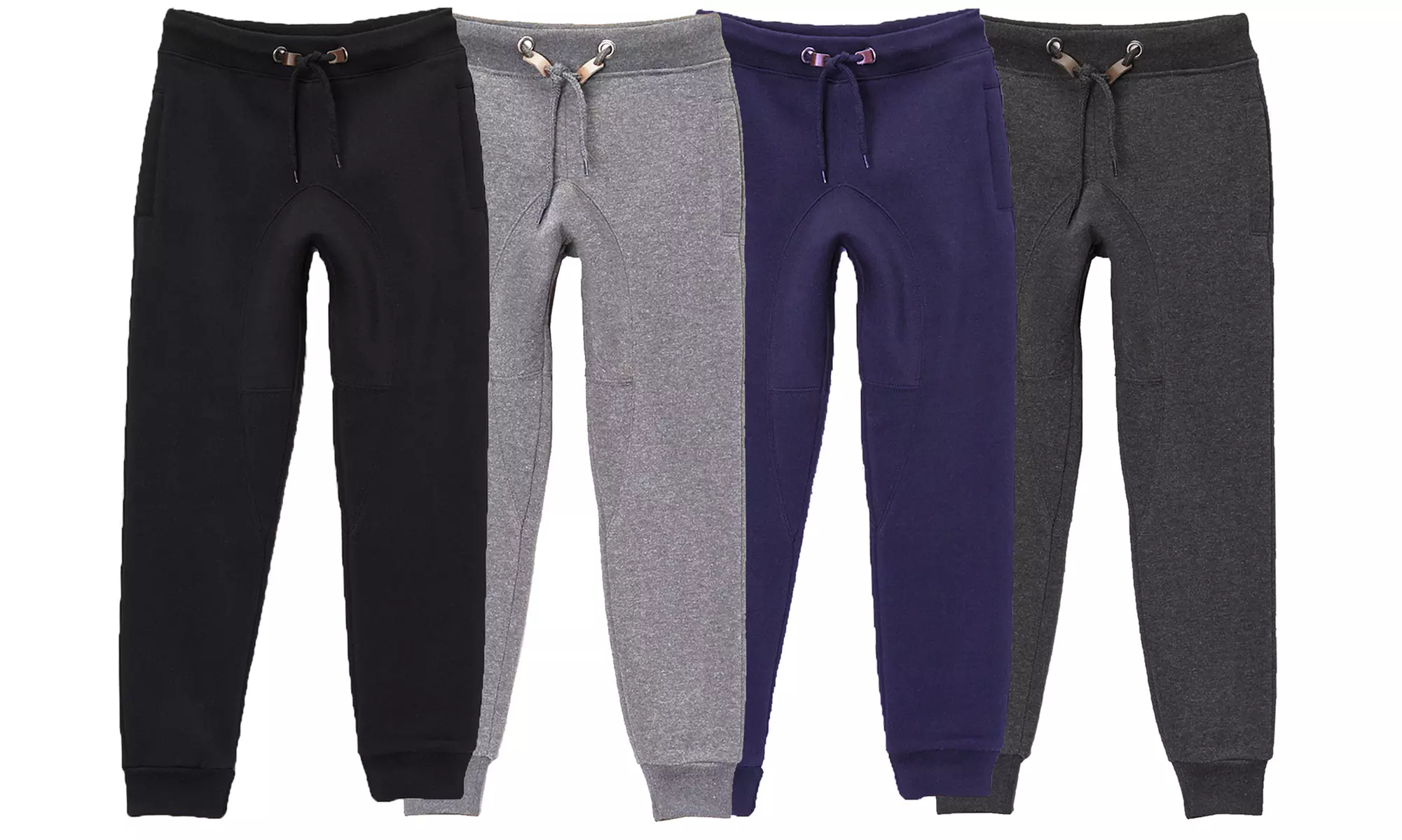 Galaxy By Harvic Boy's Brushed Fleece-Lined Joggers Sweatpants (3-Pack, S-XL) - Primary Image