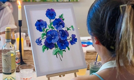 Two Hour BYOB Canvas Painting for One Person - Chelsea Palette