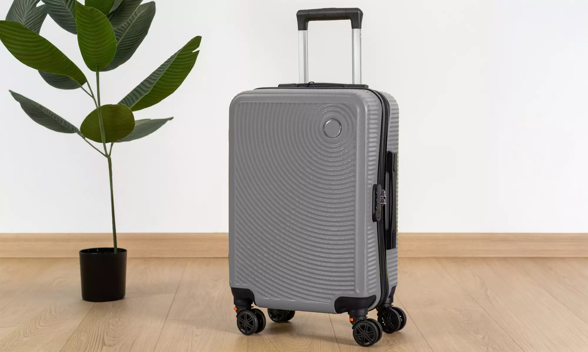 Maleta de cabina de ABS con ruedas desmontables