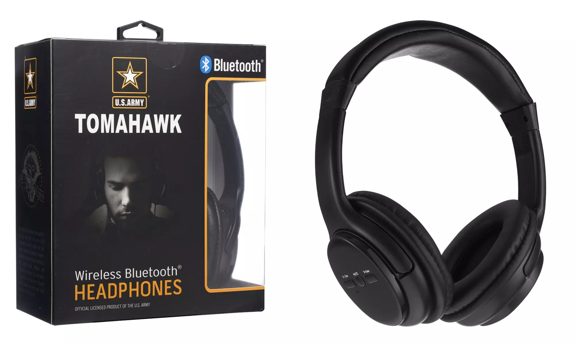U.S. ARMY Tomahawk Portable Wireless Bluetooth Over-Ear Headphones - Primary Image