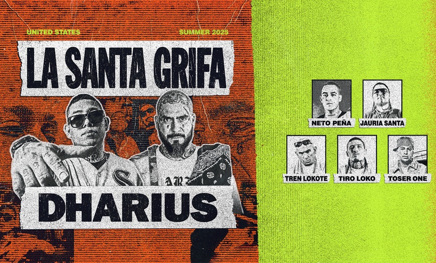 Image 1: La Santa Grifa & DHARIUS + Guests – Up to 50% Off