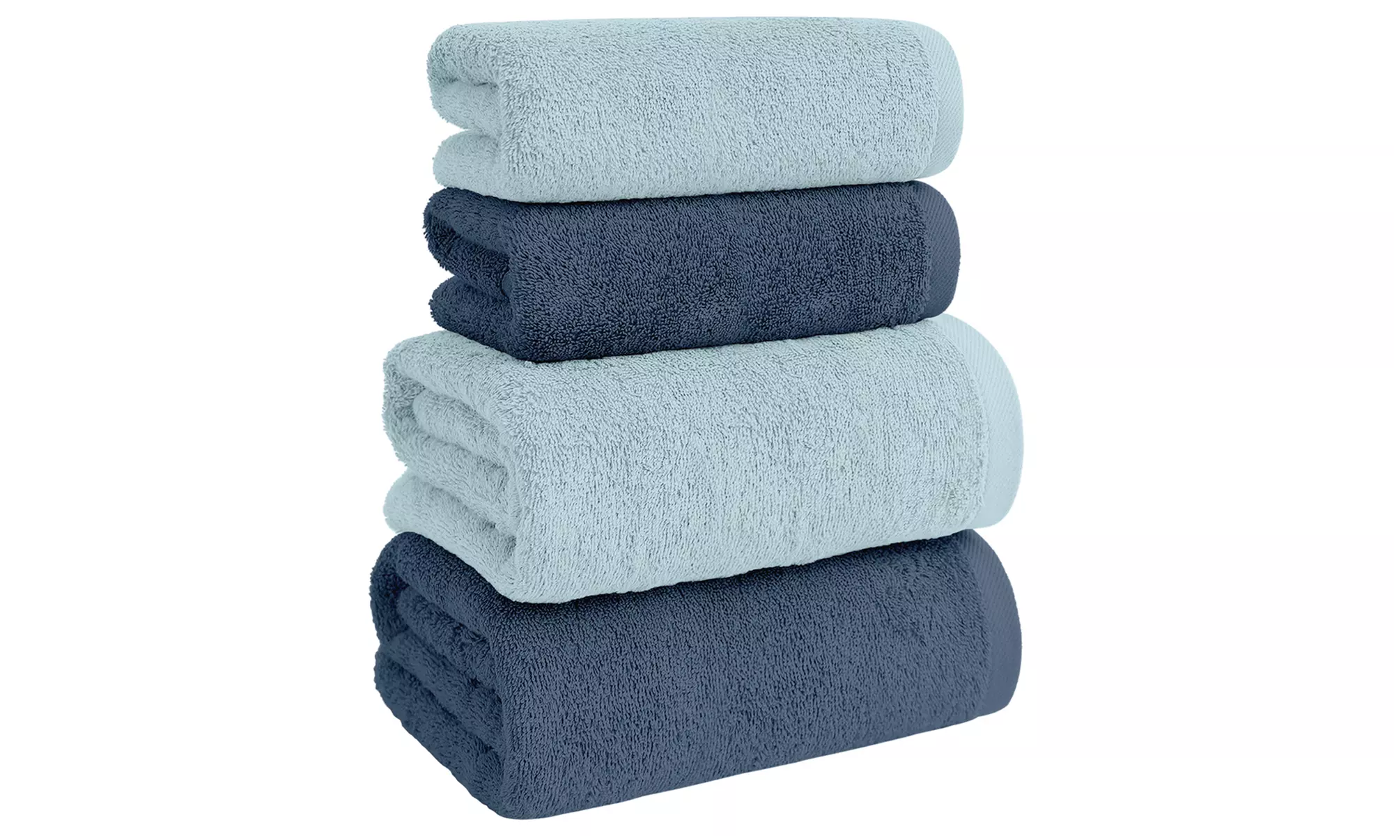 Set de 4 serviettes de bain