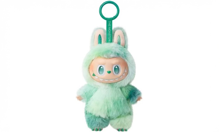 Image 8: Porte-clés peluche inspirée de l'univers Labubu