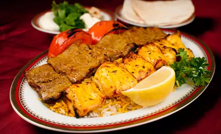 Dinner for Two or $7 for $15 Worth of Persian and Greek Fare at Shandeez Grill Restaurant - Primary Image