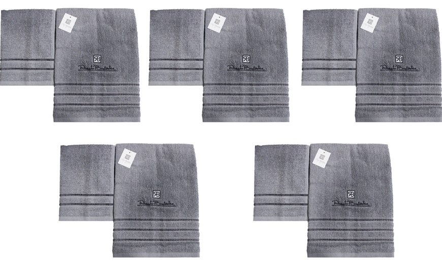 Image 18: 3 ou 5 ensembles de 2 serviettes Renato Balestra