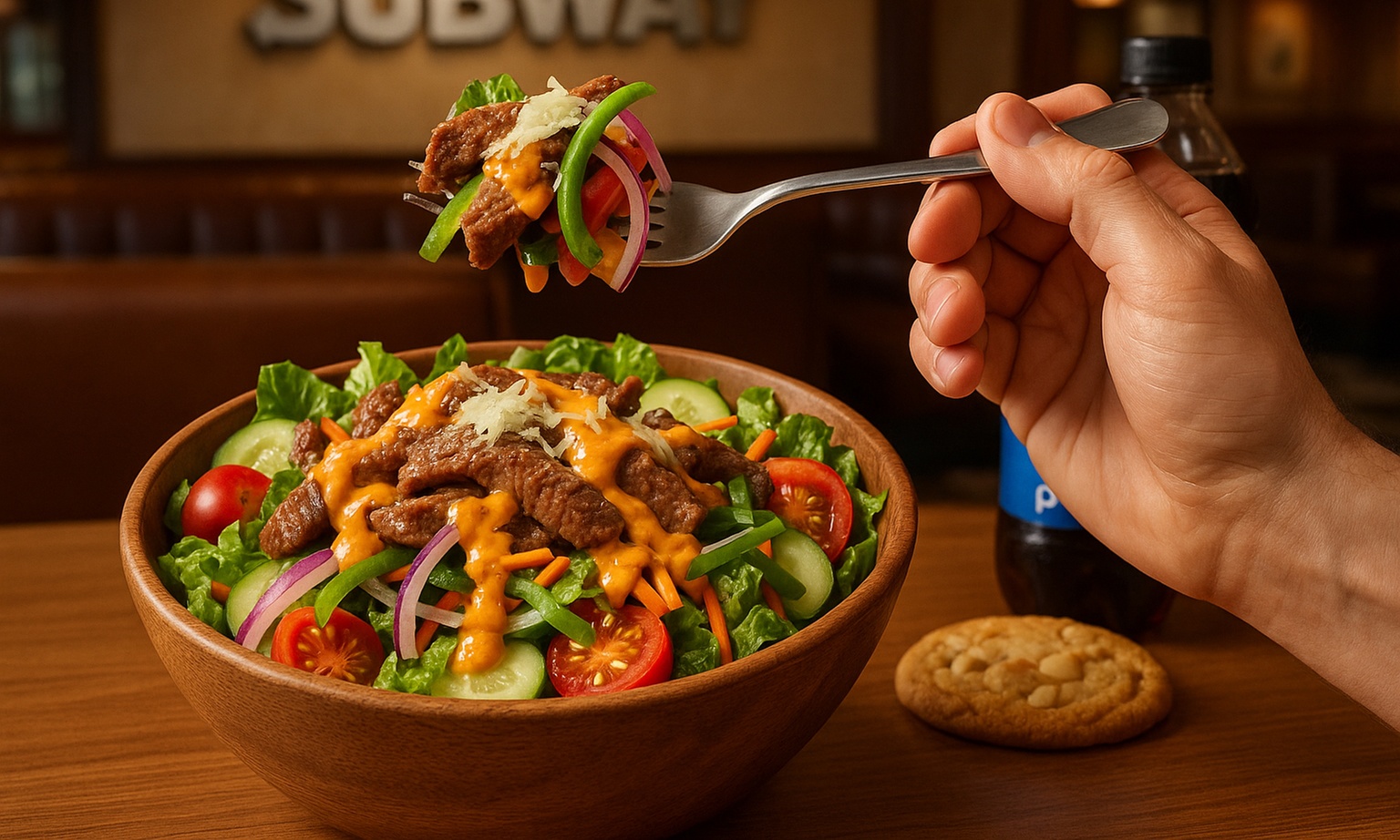 Salat, Getränk & Nachtisch oder Beilage nach Wahl für 1 oder 2 Pers.