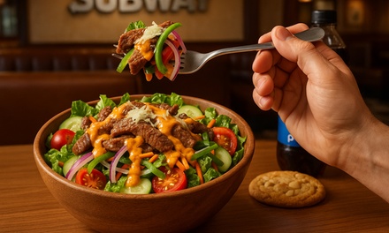 Für 1 Person: Köln Salat nach Wahl + Getränk (0,5l) + Nachtisch oder Beilage - Subway Köln Friesenstraße