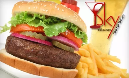 $12 for $25 Worth of Lunch or $20 for $40 Worth of Dinner at Sky Restaurant & Cocktail Lounge in Mississauga - Primary Image