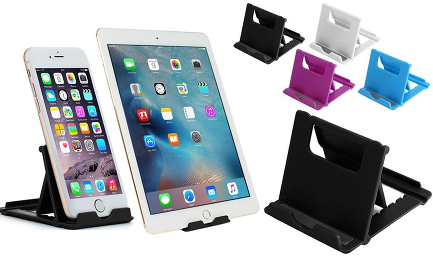 Image 1: Foldable Tablet/iPad Mini Stand 