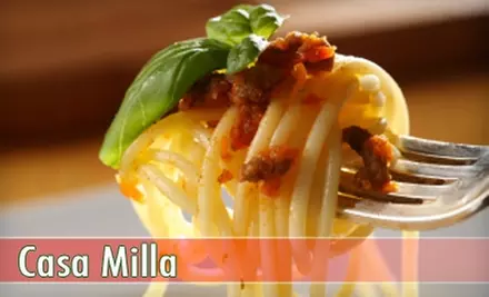 $20 for $40 Worth of Italian Cuisine and Drinks at Casa Milla Ristorante in Elm Park - Primary Image