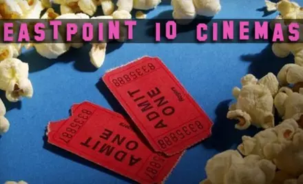 $10 for a Movie Ticket, Medium Popcorn, and 24-Ounce Drink at Eastpoint 10 Cinemas (Up to $22.50 Value) - Primary Image