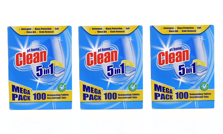 Image 2: 300 Clean Dishwasher Tabs Set
