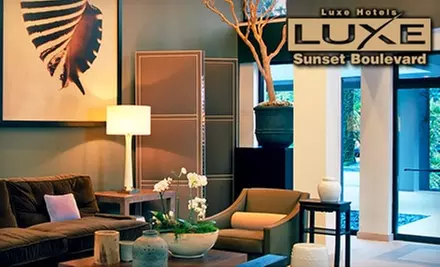 $209 for a One-Night Stay in a Junior Suite, Breakfast for Two, and a Welcome Package at Luxe Sunset Boulevard Hotel ($419 Value) - Primary Image