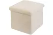 Teddy Boucle Storage Ottoman or Foldable Cube Footstool - Image 7