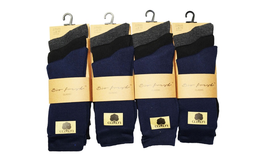 Image 5: 12-Pack of Men's BioFresh Socks