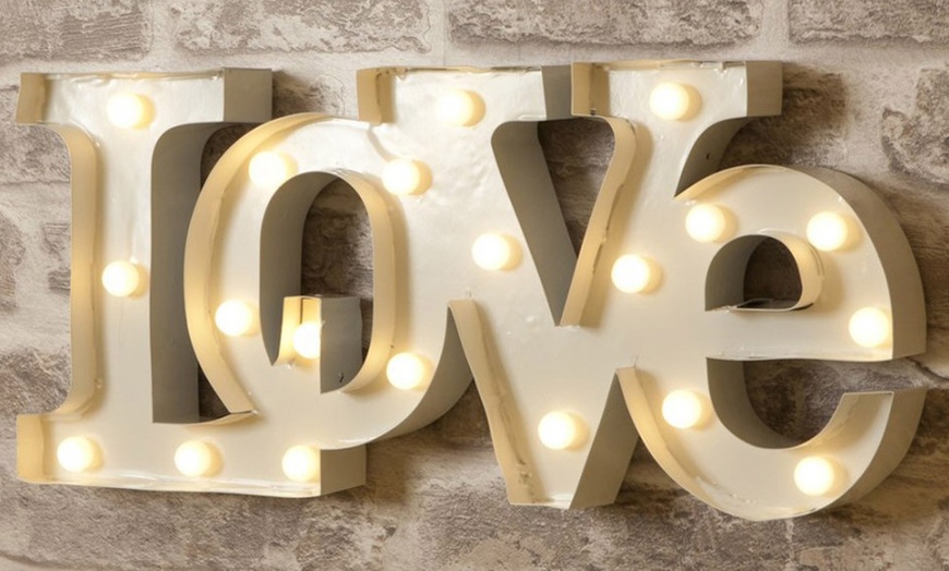 Image 3: LED Marquee Love Signs