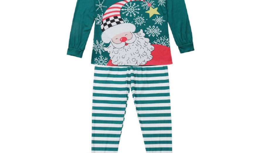 Image 11: Pijama a rayas de Santa Claus