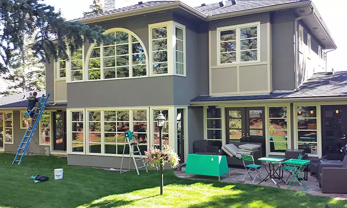 Exterior Window Cleaning for Up to 15 or 30 Window Panes from Power Cleaning (Up to 46% Off) - Primary Image