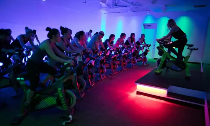5 Classes or 1-Month Unlimited Indoor Cycling, HIIT, and Hybrid Classes at Sanctuary Fitness (Up to 71% Off) - Primary Image