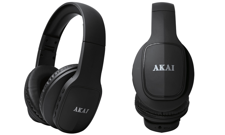 Image 1: AKAI Bluetooth Headphones