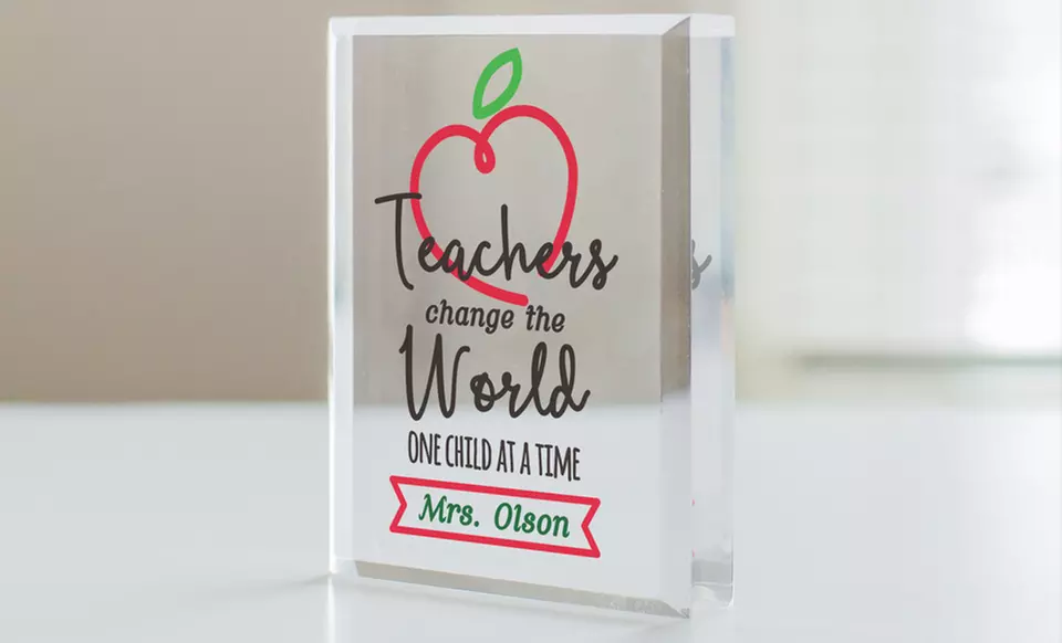 Create Unique Acrylic Teacher Keepsakes