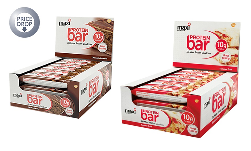 Image 1: 36 MaxiNutrition Protein Bars