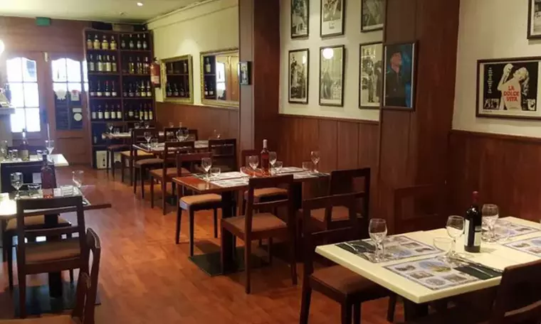 Menú italiano con pasta, pizza o risotto para 2 o 4 en Sapor D'Italia