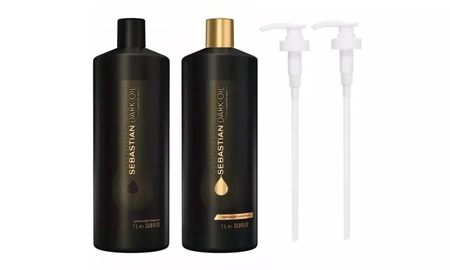 Sebastian Lightweight Dark Oil Shampoo and Conditioner 33.8oz DUO