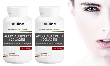 Fino a 720 di Acido Ialuronico+Collagene K-Line per la cura e la nutrizione della pelle, di ossa e articolazioni