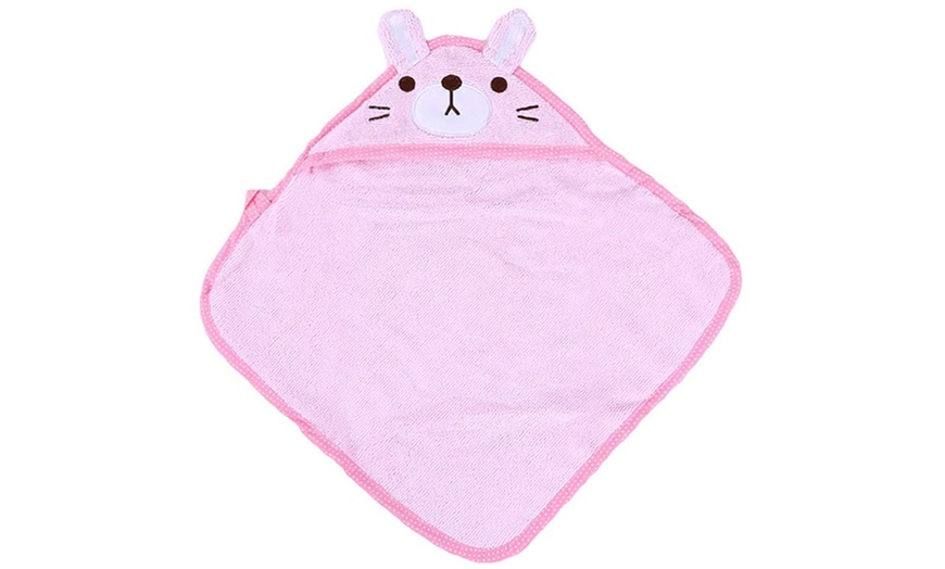 Image 9: Cartoon Hooded Towel for Pets