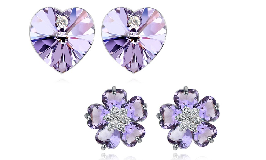 Image 45: Boucles d'oreilles fleur ou cœur